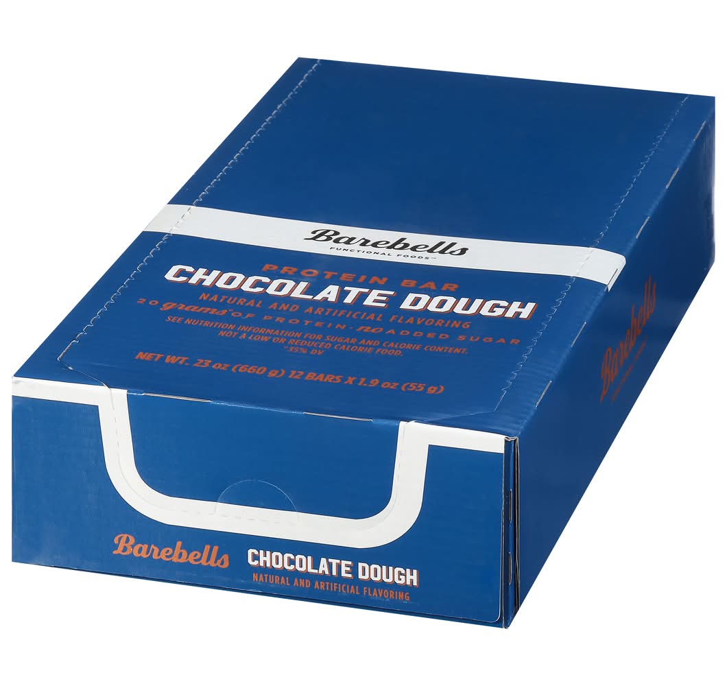 Barebells Protein Bar, Chocolate Dough (1.9 oz, 12 ct) | Postmates