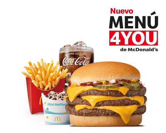 Menú4You Triple Mediano + Complemento