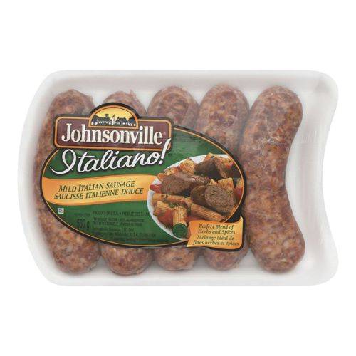 Johnsonville saucisse italienne douce (500 g) - mild italian sausages (500 g)