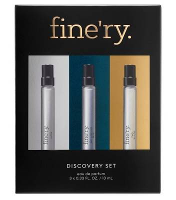 Fine'ry Eau De Parfums Gift Set, Assorted (0.99 fl oz, 3 ct)