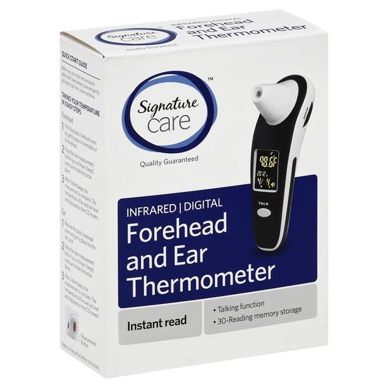 Signature Care Infrared Digital Forehead & Ear Thermometer (1 thermometer)