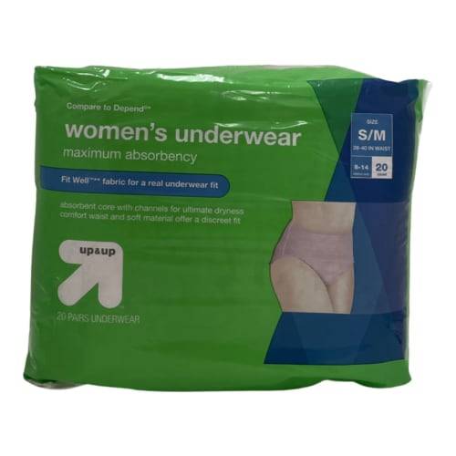 Depend Incontinence Underwear For Women, S/M (20 ct)