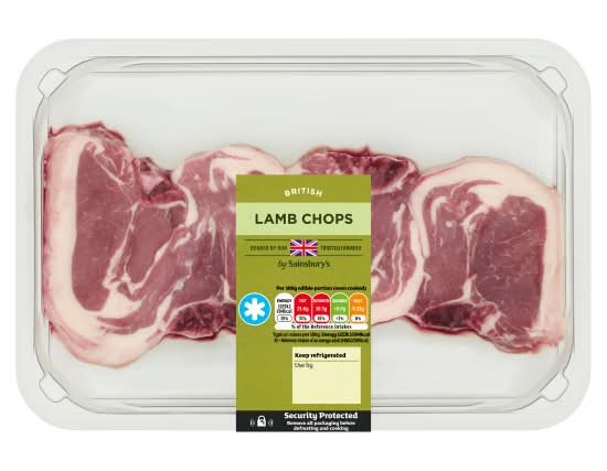 Sainsbury's Lamb Chops (340g)