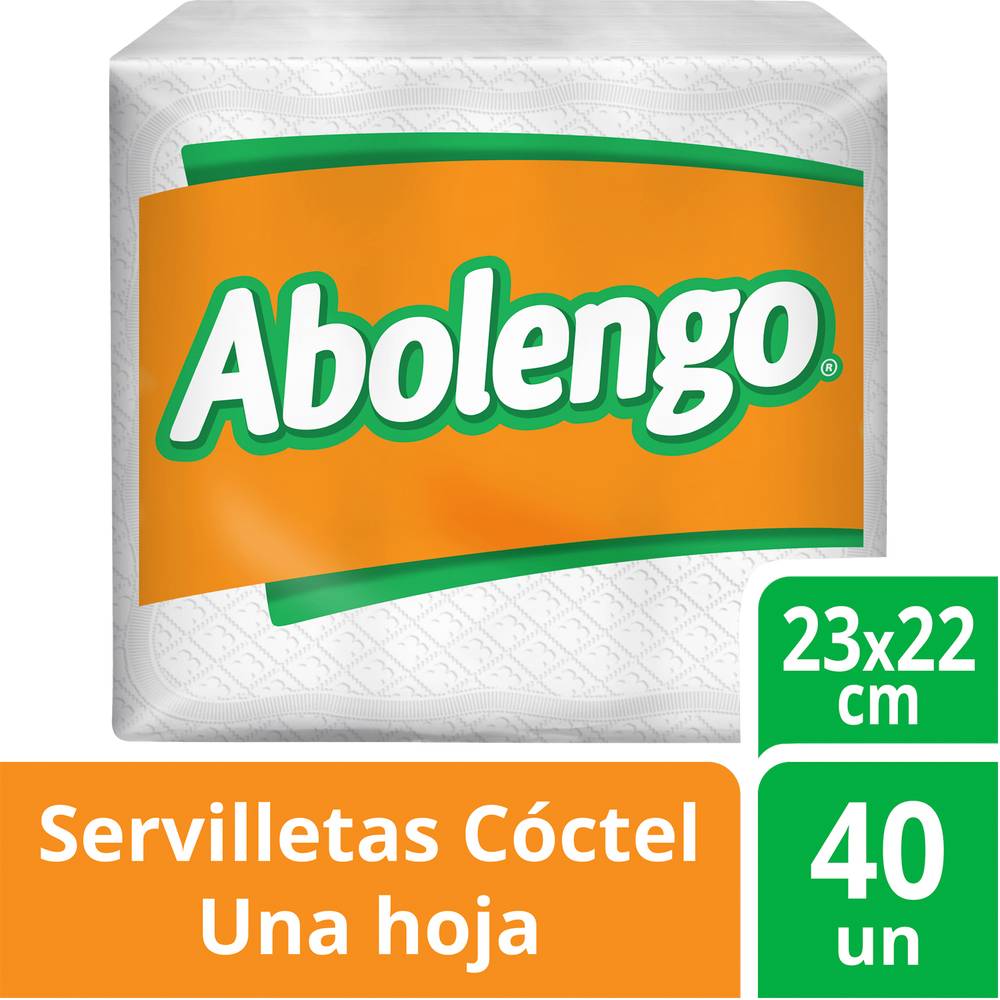 Abolengo servilletas cóctel una hoja (40 un)