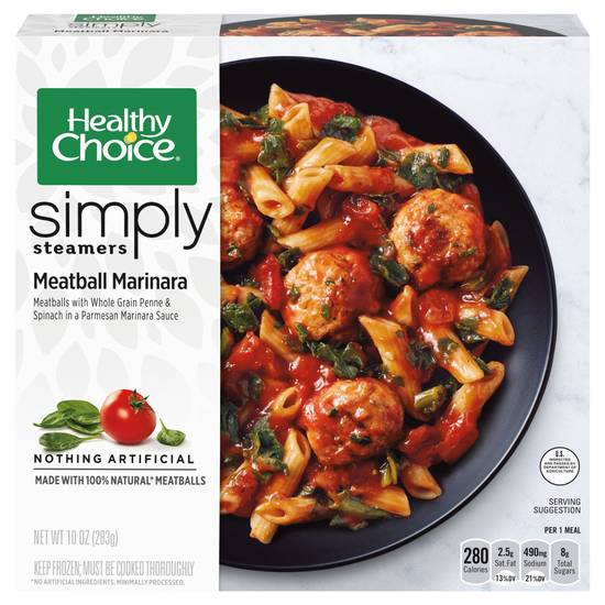 Healthy Choice Simply Steamers Marinara Frozen Meal (meatball)
