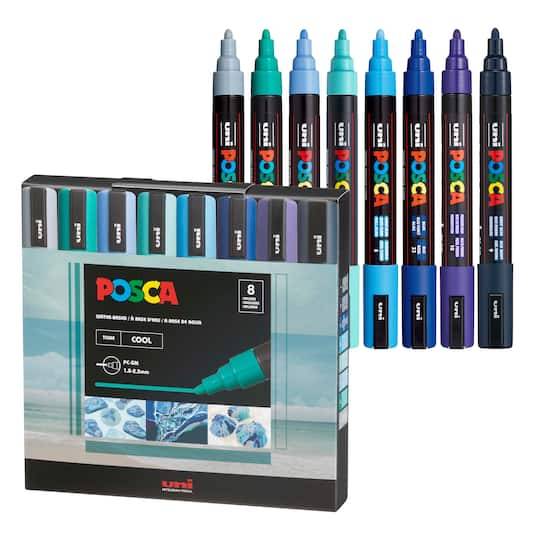 Posca Cool Colors Pc-5M Paint Marker Set