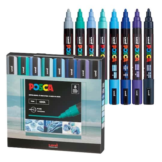 Posca Paint Marker Set, Multicolor (8 ct)
