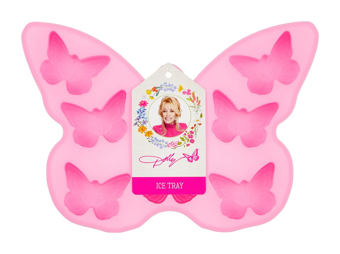 Dolly Parton Spring Butterfly Shaped Ice Tray Assorted