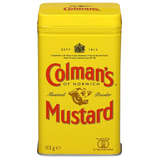 Colman's Of Norwich Double Superfine Mustard Powder