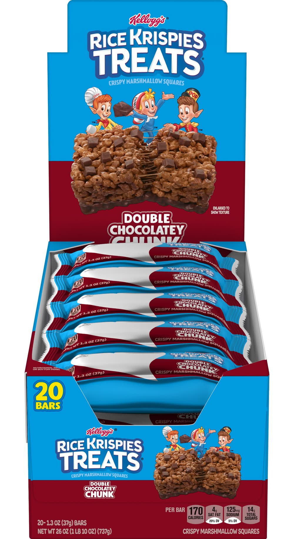 Kelloggs / Kellanova Kelloggs Chocolate Rice Crispy Treats (20 ct, 1.3 oz)
