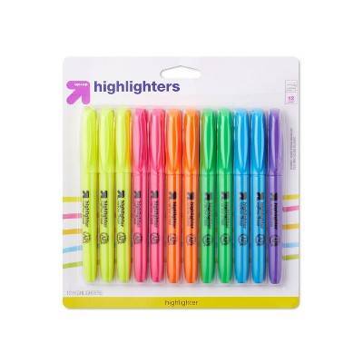 Up&Up Highlighters Narrow Chisel Tip (multicolor) (12 ct)