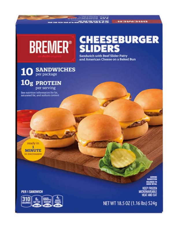 Bremer Cheeseburger Sliders (18.5 oz, 10 ct)