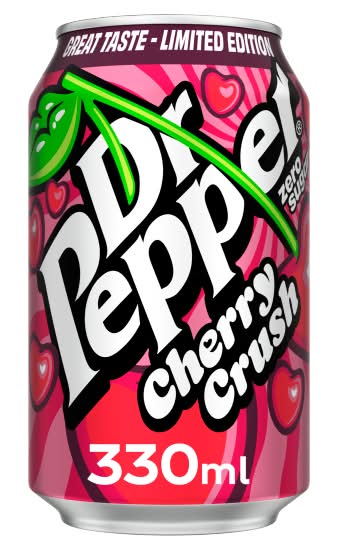 Dr Pepper Cherry Crush, Limited Edition Flavored Soda (330ml)