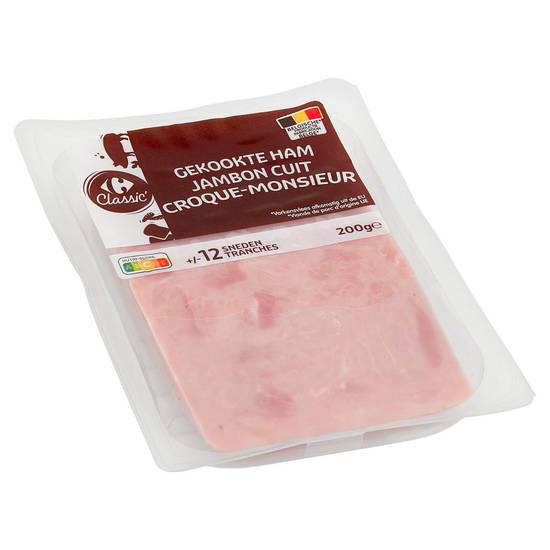 Carrefour Classic' Jambon Cuit Croque-Monsieur 200 g