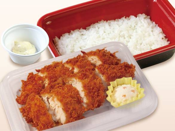 ささみかつ＋トッピングポテサラ弁当