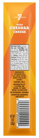 7-Select Mild Cheese Stick, Cheddar (1 oz)