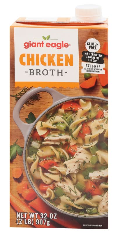 Giant Eagle Chicken Broth (32 oz)
