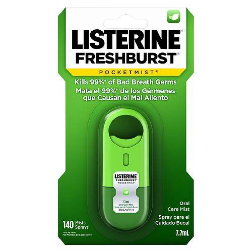 Listerine Pocketmist Fresh Breath Spray Mist Freshburst - 7.7 mL