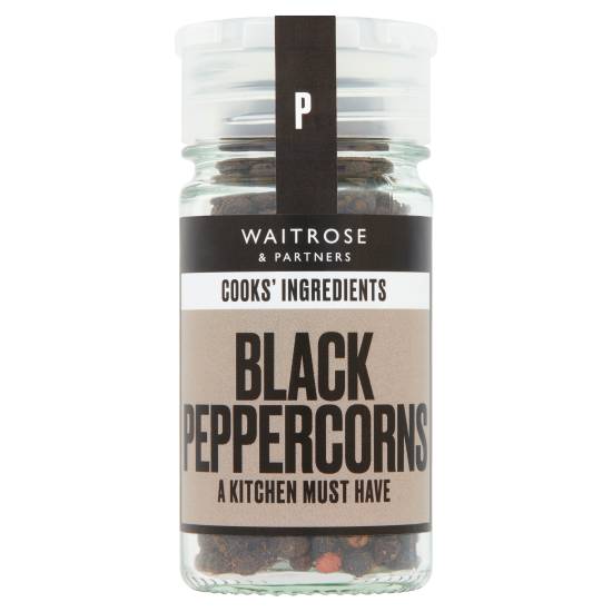Waitrose Cooks' Ingredients Black Peppercorns