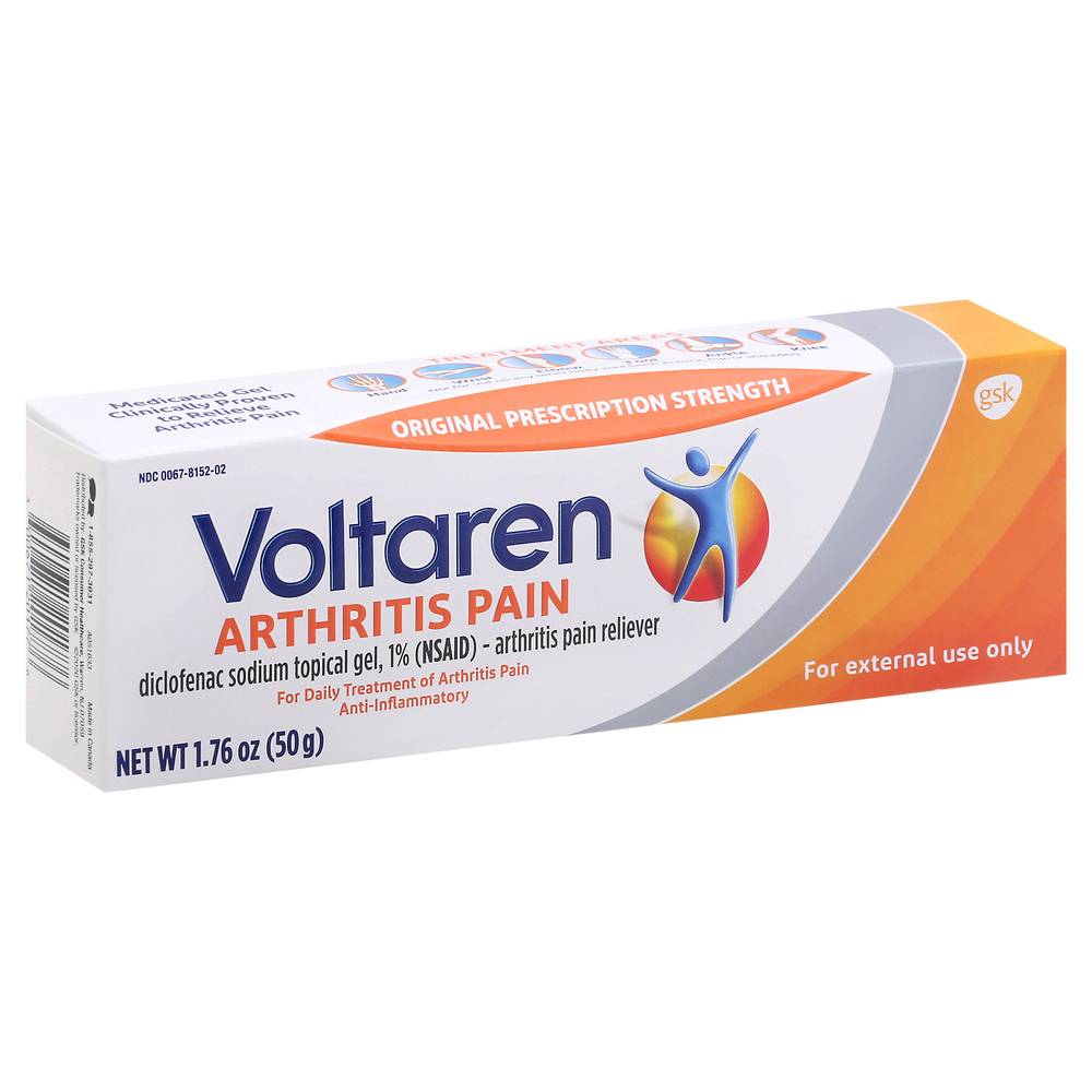 Voltaren Arthritis Pain Gel Powerful Topical Arthritis Pain Relief