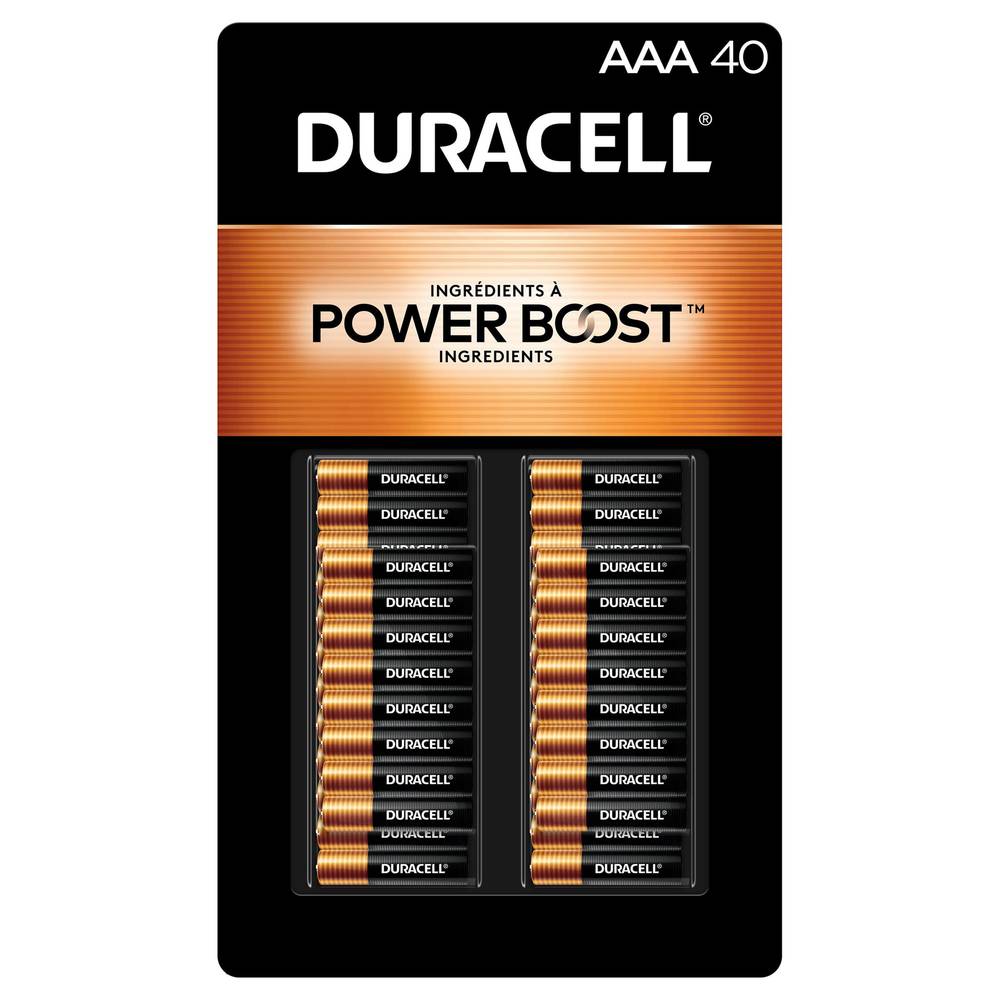 Piles CopperTop AAA Avec Desingrédients Power Boost (40 unités) - CopperTop AAA Batteries With PowerBoost Ingredients (40 units)