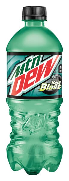Mountain Dew Soft Drink, Baja Blast (591 ml)