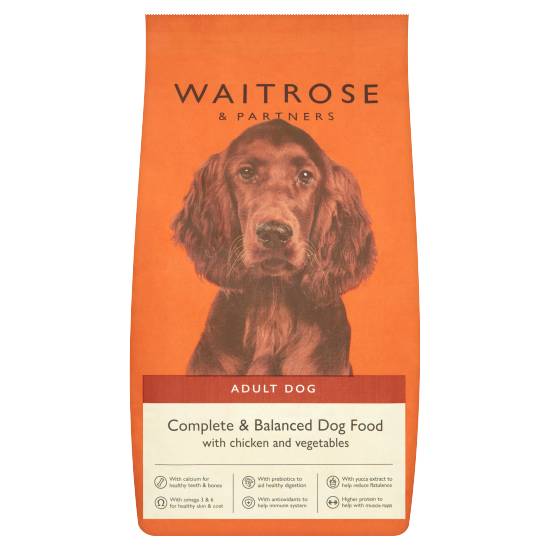 Waitrose Adult Dog Complete & Balanced Dog Food With Chicken and Vegetables