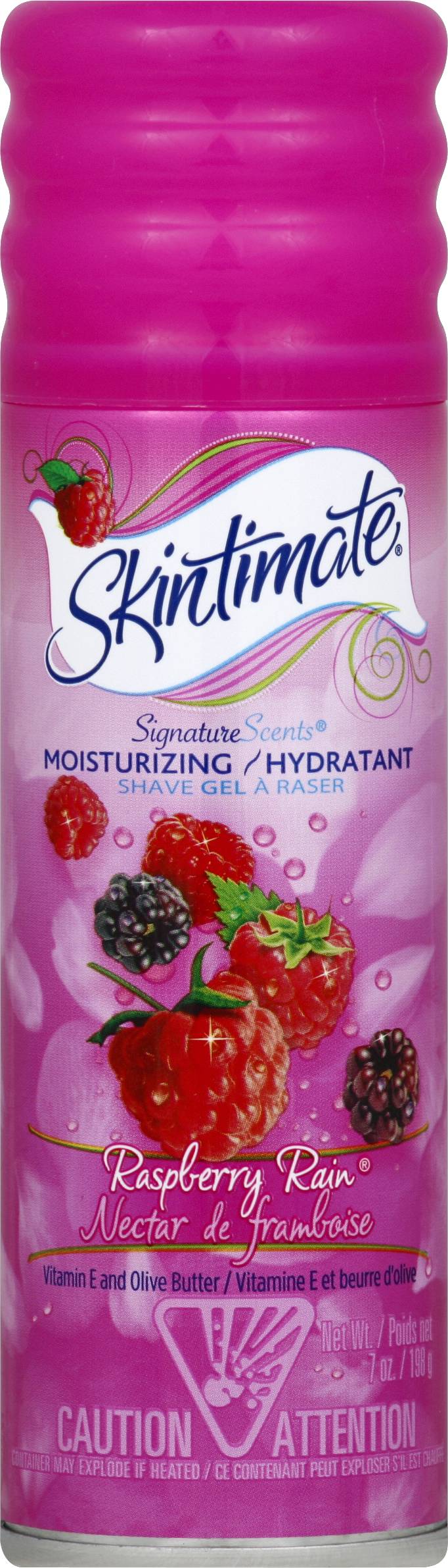 Skintimate Raspberry Rain Moisturizing Shave Gel (7 oz)