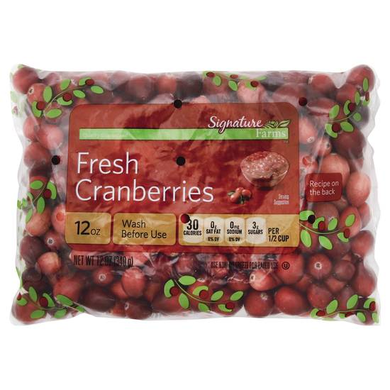Signature Farms Fresh Cranberries (12 oz)