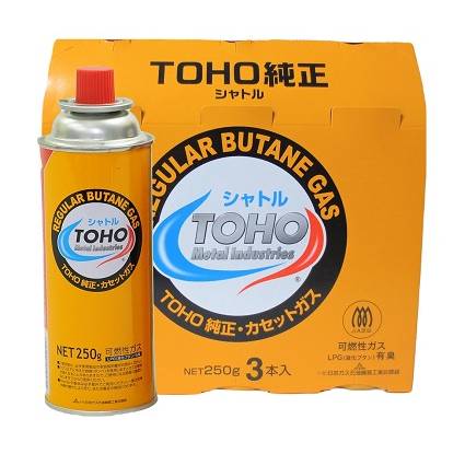 80288：ガスボンベ ３本セット （ジョイック） 250g×3本