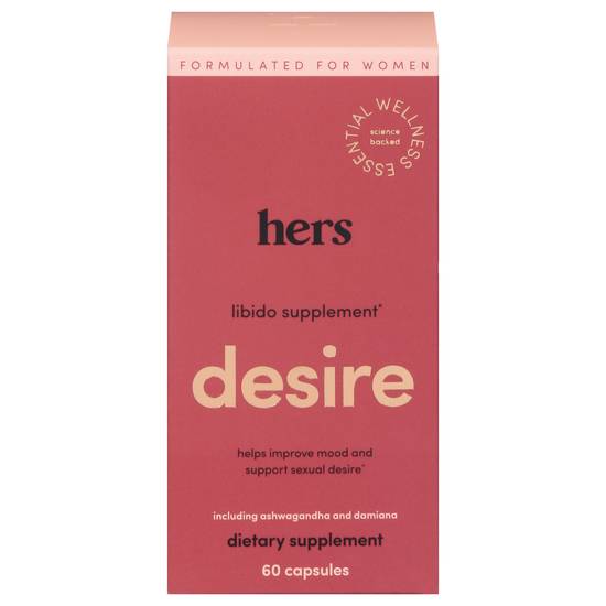 Hers Desire Libido Supplement (60 ct)