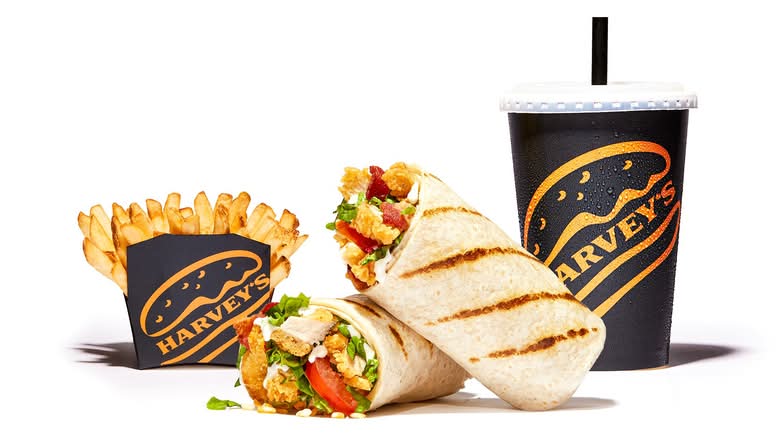 Crispy Chicken Wrap Combo 1000-1400 cals