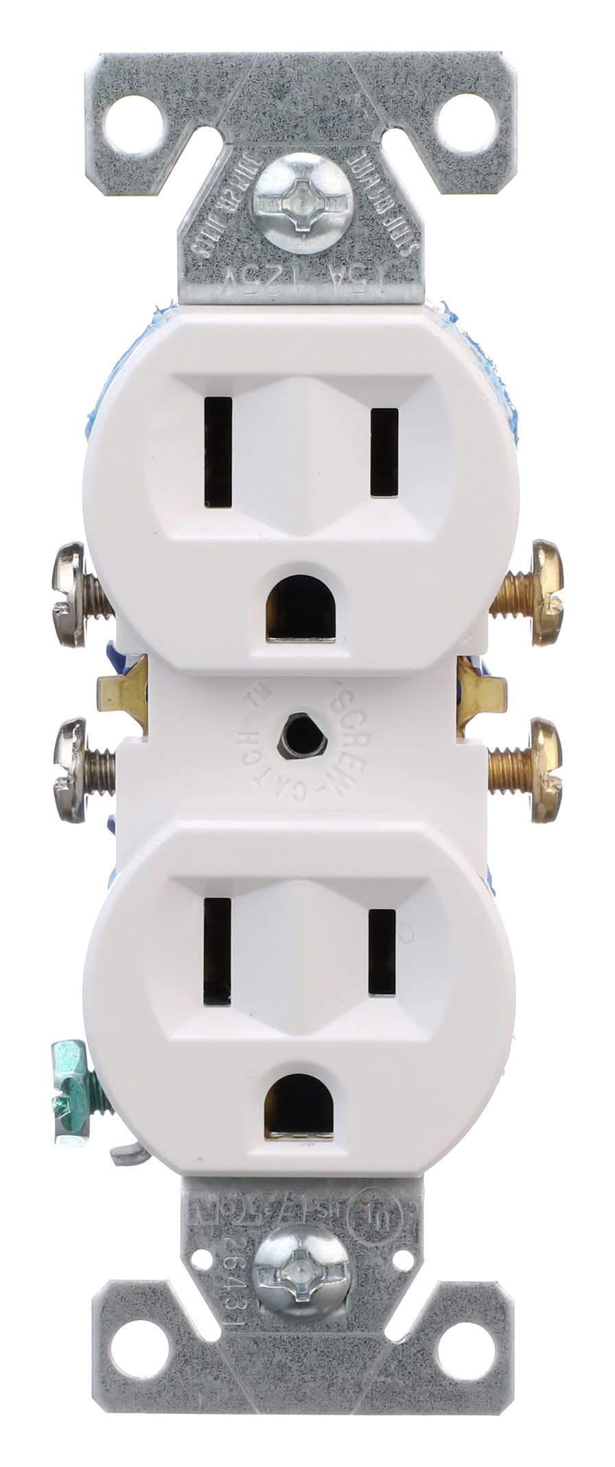 Eaton 15 -Amp 125-volt Residential Duplex Outlet Receptacles , White