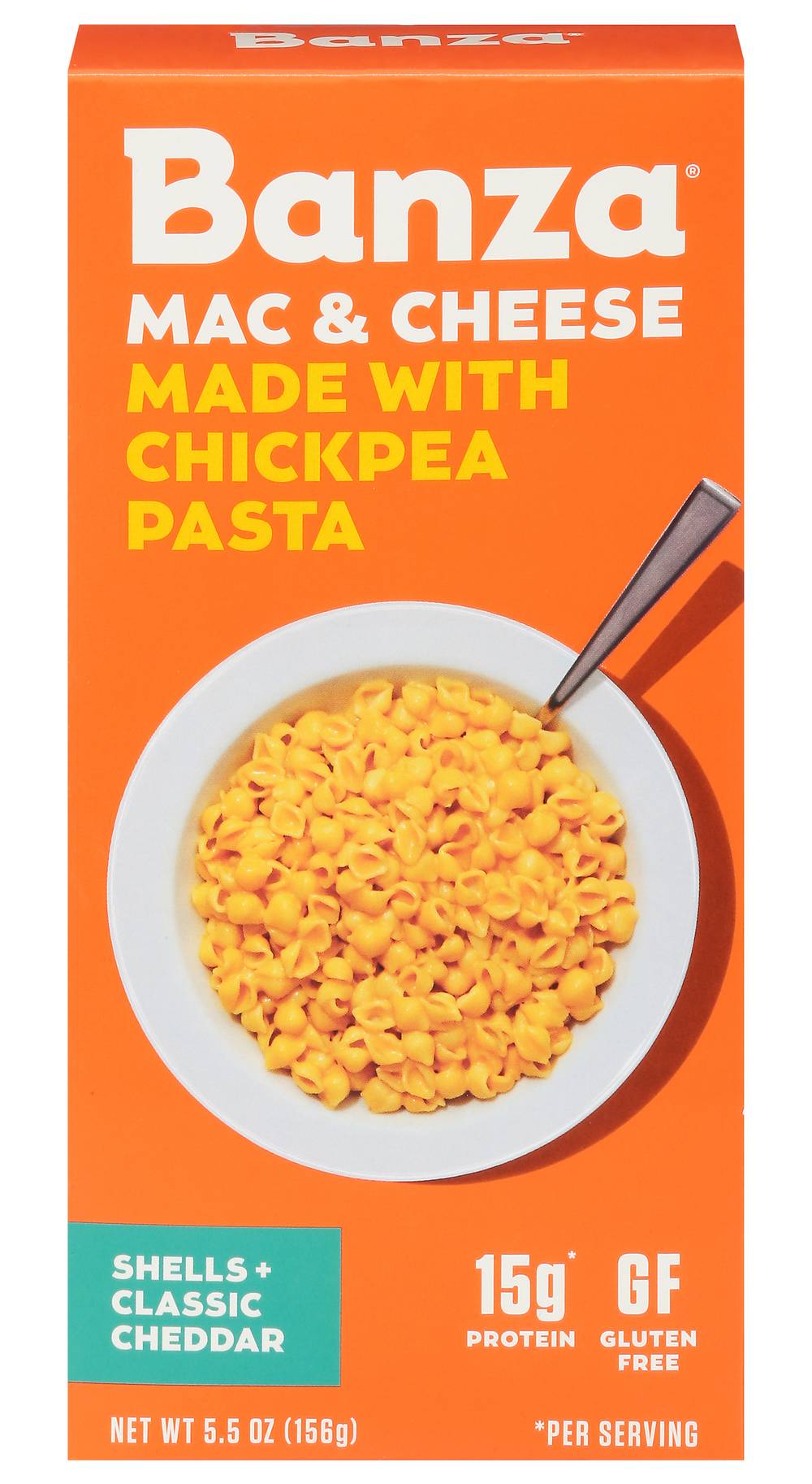 Banza Mac and Cheese Made With Chickpea Pasta Shells + Cheddar (5.5 oz)