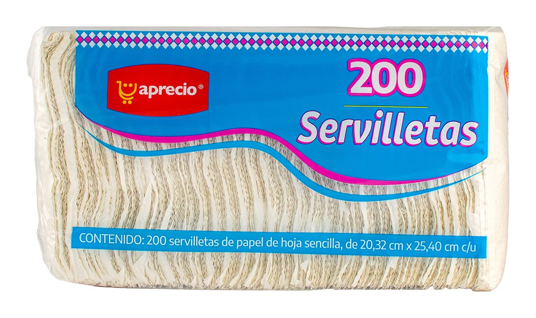 Aprecio · Servilletas de papel (200 un)
