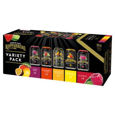 Kopparberg Assorted, Premium Cider (10 x 330ml)