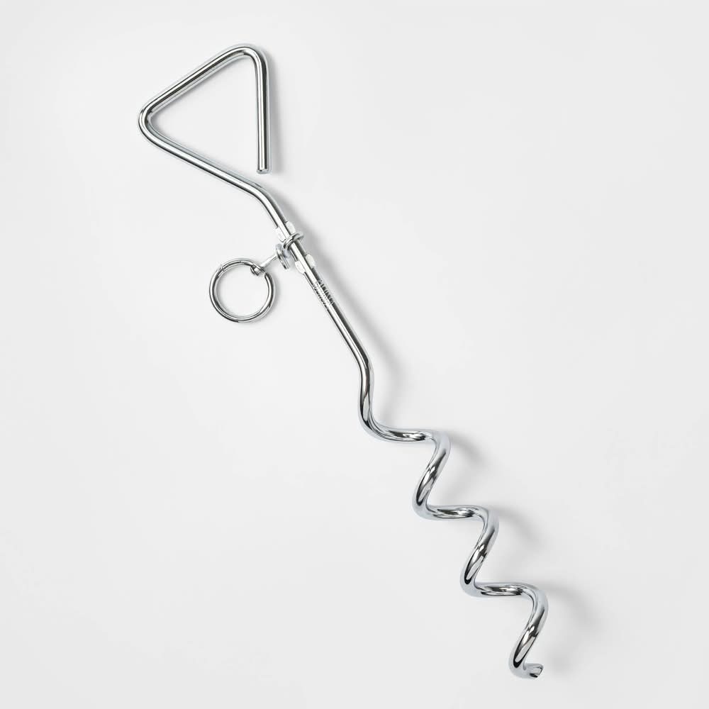 Boots & Barkley Spiral Chrome Dog Stake
