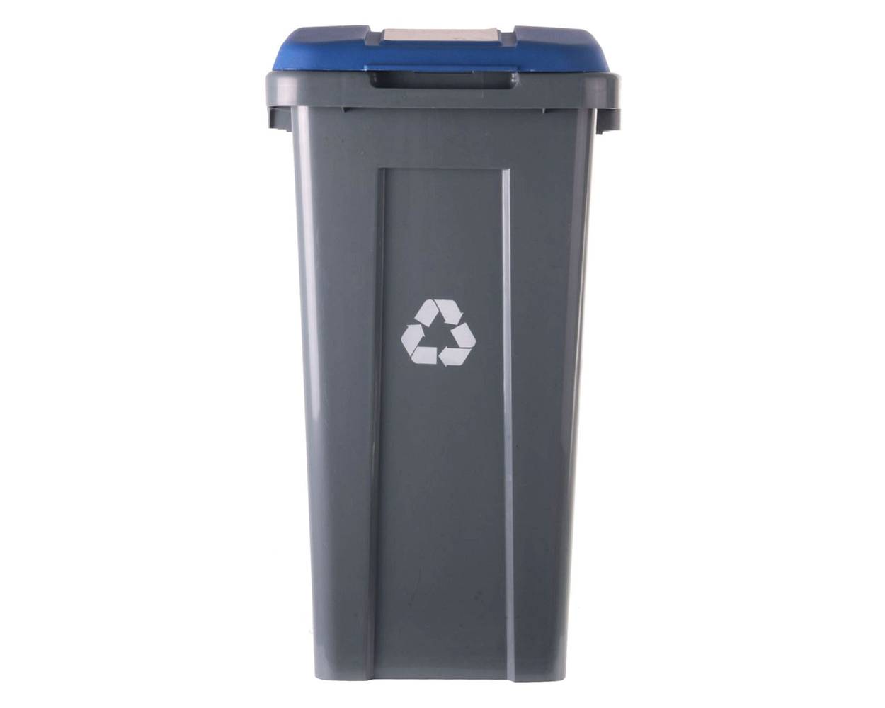 Basurero reciclaje 50 litros tapa azul wenco (capacidad: 50 l)