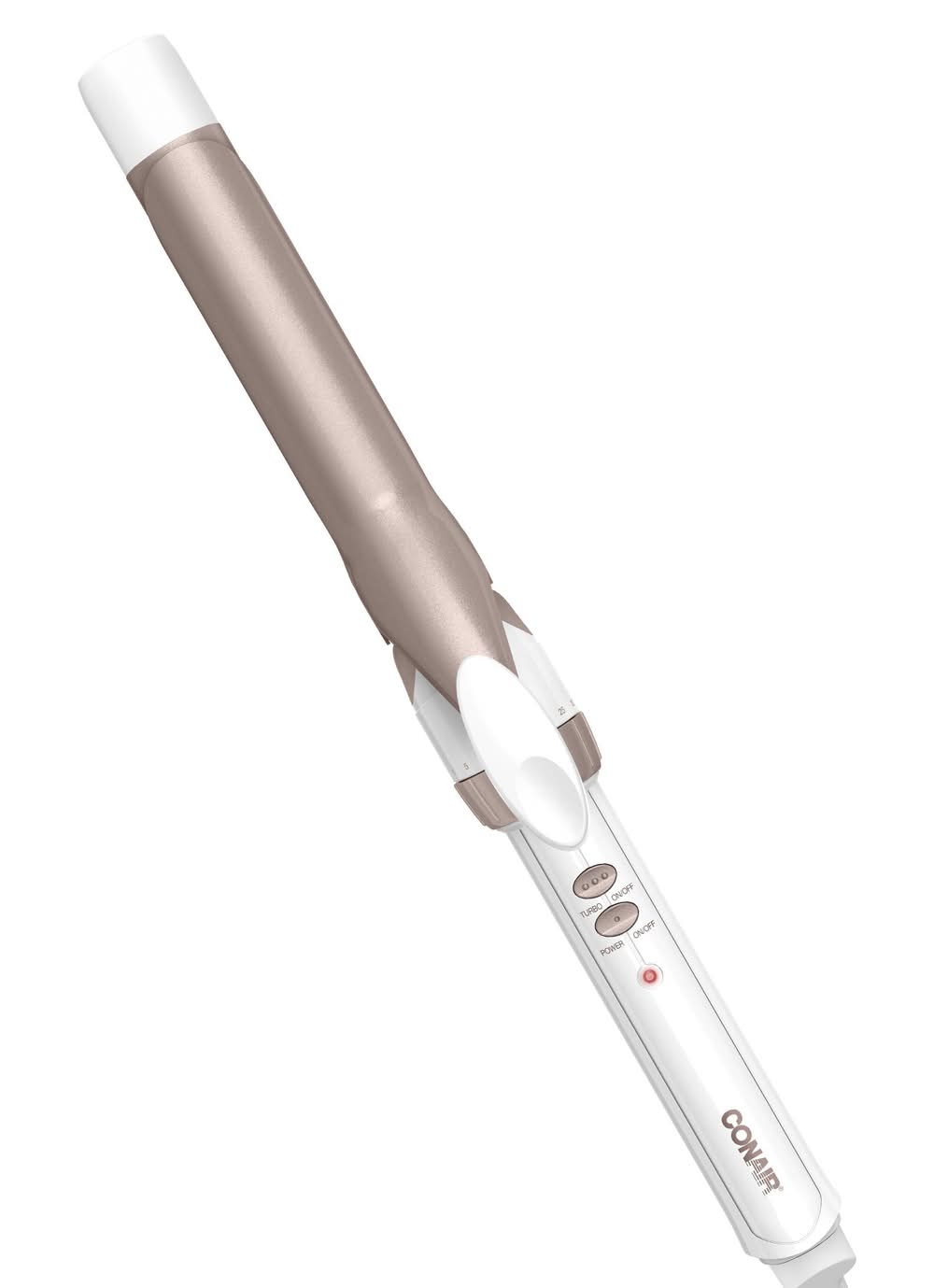 Conair Double Ceramic Barrel Curling Iron, 1 in