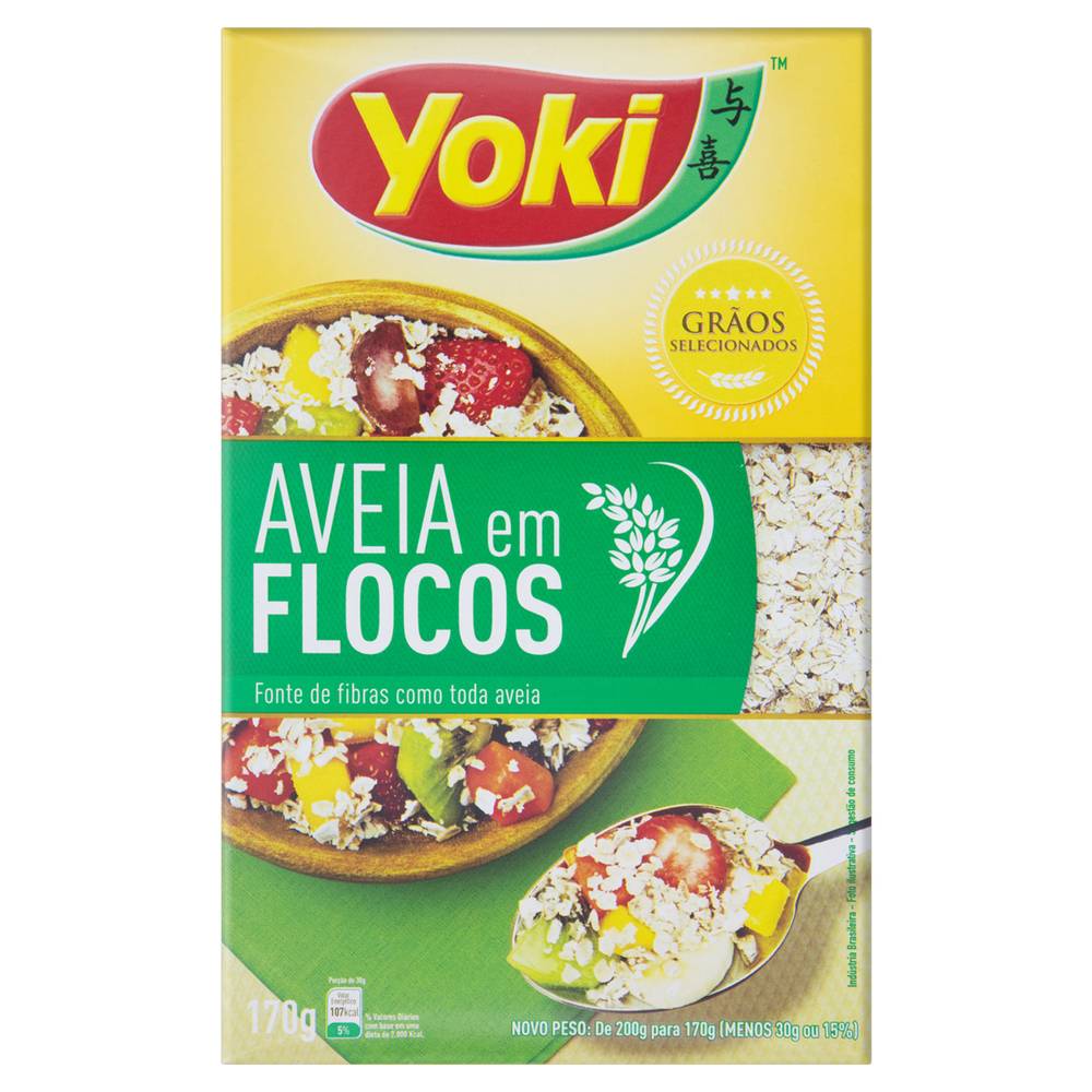 Yoki aveia em flocos (170g)