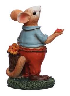 Mini Mouse With Leaf Basket By Ashland