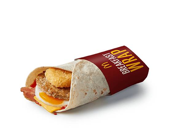 Breakfast Wrap with Ketchup