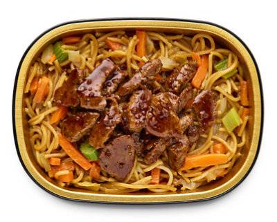 Lo Mein Black Pepper Steak Bowl - Each