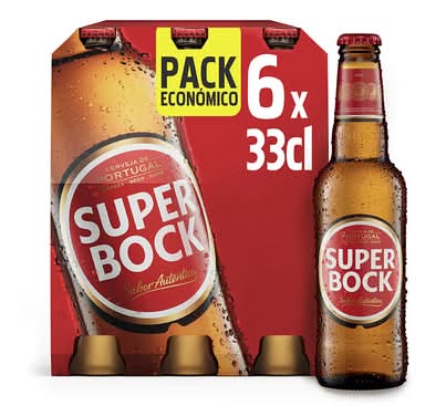 Beer Super Bock Pack 6X0.33 L