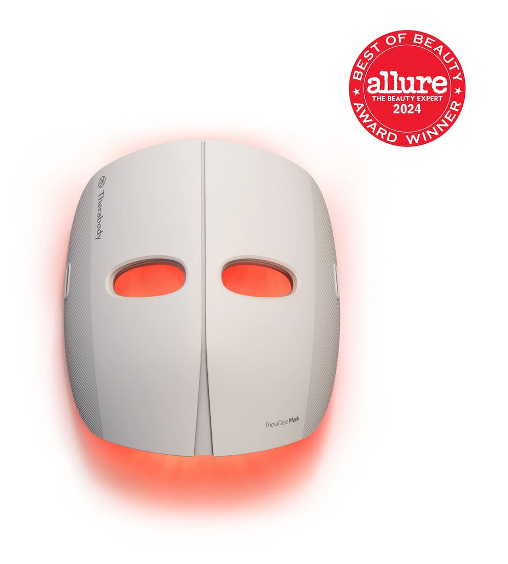 Therabody - TheraFace Mask - Advanced, Clinically Proven LED Skincare Mask With 648 LEDs for Firmer, Smoother Skin - White