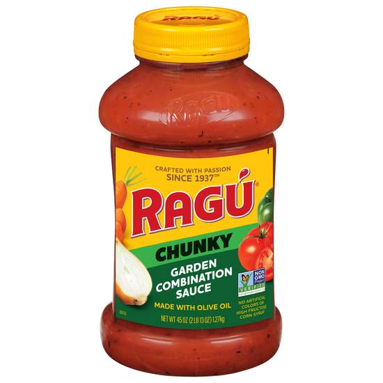 Ragú Chunky Garden Combination Pasta Sauce