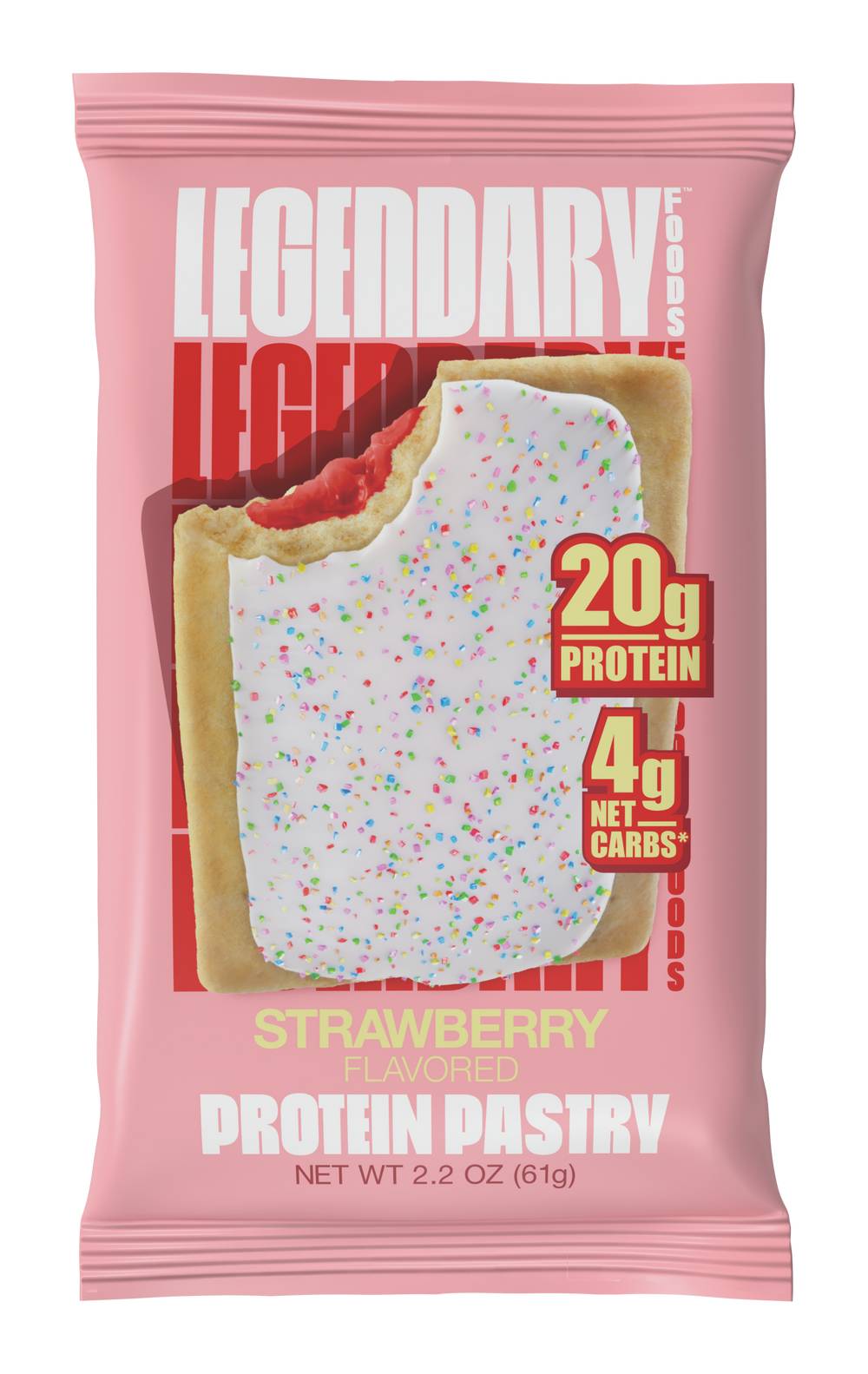 Legendary Foods Protein Pastry, Strawberry (2.2 oz)