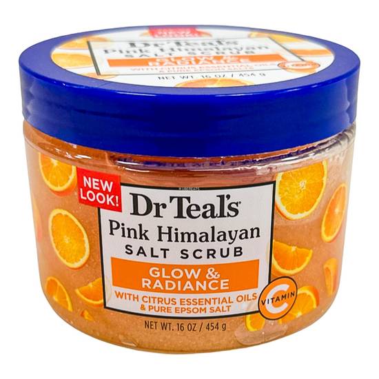 Dr Teal's Pink Himalayan Glow and Radiance Salt Scrub