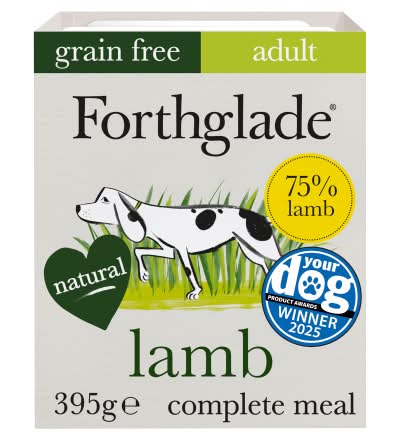 Forthglade Adult 1 Yr+ Lamb With Butternut Squash & Vegetables Complete Meal Dog Food (395g)