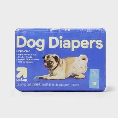 up&up Disposable Dog Diapers, Small (18 ct)